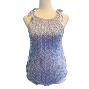 blu pepper Crochet Tank Top